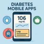 Eine Smartphone-App zeigt Blutzuckerwerte und Ernährungshinweise für das Diabetes-Management an. | © GlucoseCode
