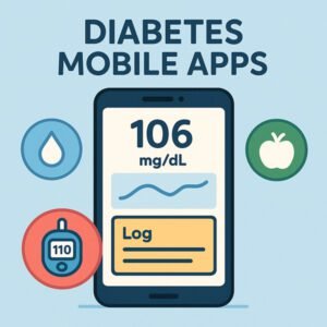 Eine Smartphone-App zeigt Blutzuckerwerte und Ernährungshinweise für das Diabetes-Management an. | © GlucoseCode